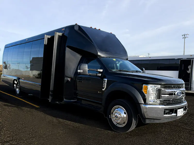 black party bus rental